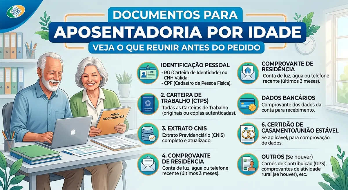 Documentos Para Aposentadoria Por Idade: Veja O Que Reunir Antes Do Pedido 1 &Bull; Pontoprevi Documentos para aposentadoria por idade organizados antes do pedido ao INSS